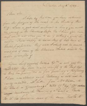 Letters from Alexander Nisbet to William Young