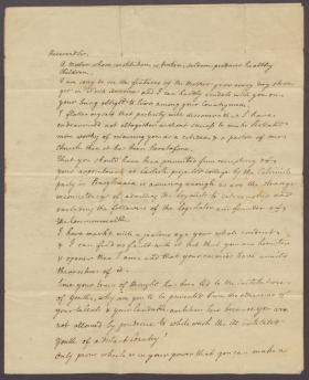 Letter from David Erskine to Charles Nisbet
