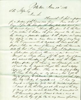 Letters from William Mintzer to Eli Slifer