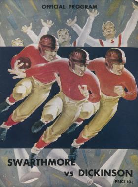 Dickinson vs Swarthmore Football Program (Oct. 1936)