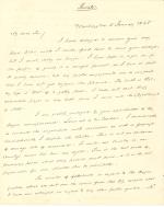Letter from James Buchanan to James Tallmadge