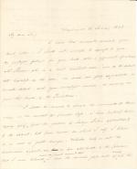 Letter from James Buchanan to Benjamin Champneys