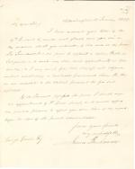 Letter from James Buchanan to George Guier