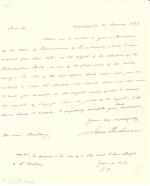Letter from James Buchanan to Levi Woodbury