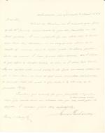 Letter from James Buchanan to Henry Carey
