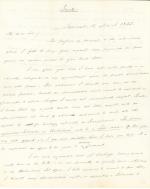 Letter from James Buchanan to Harrison Wright