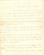 Letter from James Buchanan to Robert Lamberton