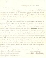 Letter from James Buchanan to James Reed et al.