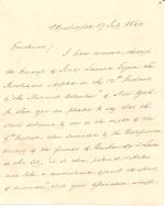 Letter from James Buchanan to John T. Henry