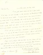 Letter from James Buchanan to Charles Daveis
