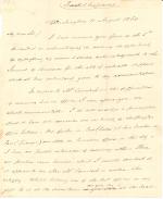 Letter from James Buchanan to Gerard Hallock