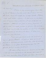 Letter from James Buchanan to Henry A. Clover