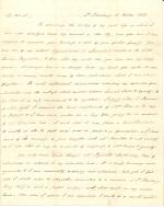Letter from James Buchanan to James Humes