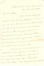 Letters from James Buchanan to Jessie Magaw