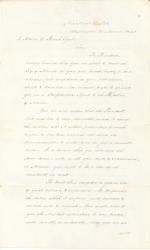 Letter from James Buchanan to Moses Beach