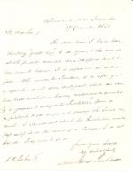 Letter from James Buchanan to Joseph Baker