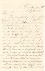 Letter from Benson Lossing to James Buchanan