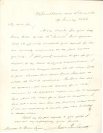 Letter from James Buchanan to Marvin Boves