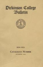 Dickinson College Bulletin, Annual Session, 1934-35
