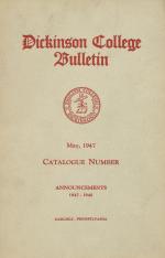Dickinson College Bulletin, Annual Session, 1946-47