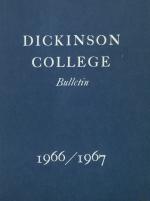 Dickinson College Bulletin, Annual Catalogue Issue, 1966-67