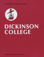 Dickinson College Bulletin, Annual Catalogue Issue, 1981-82