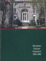 Dickinson College Bulletin, Annual Catalogue Issue, 1991-92
