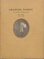 "Charles Nisbet: First President of Dickinson College," by Sarah Parkinson