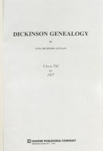 "Dickinson Genealogy: Circa 750 to 1977," by Lena Dickinson Outlaw