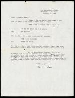 Letter from Marianne Moore to Professor Wells