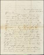 Letter from William Snively to J. S. Gordon