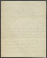 Letter from Murray Rush to Franklin Pierce