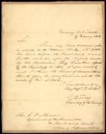 Letter from Roger B. Taney to Charles Mercer