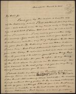 Letter from Roger B. Taney to William Read