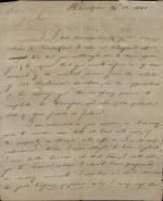 Letter from Joseph Priestley to Jean-Frédéric Perregaux