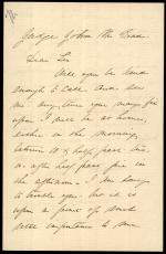 Letter from Mary Thomson to John Read