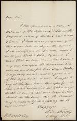 Letter from Horace Binney to William Rawle