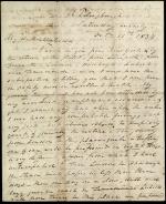 Letter from William Wilkins to Matilda Wilkins