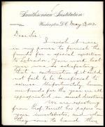 Letter from Spencer Baird to Winfrid Stearns