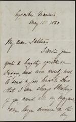 Letter from Lily Macalester to Charles Macalester 