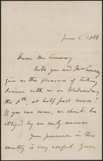 Letter from John Stuart Mill to Moncure Conway