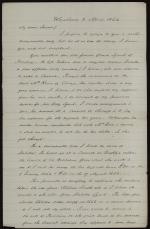 Letter from James Buchanan to James Henry