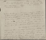 Letter from John Durbin to Samuel Harvey