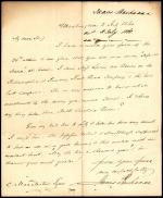 Letter from James Buchanan to Charles Macalester