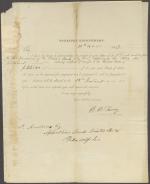 Letter from Roger B. Taney to J. Andrew