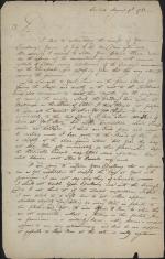 Letter from William Irvine to Joseph Reed