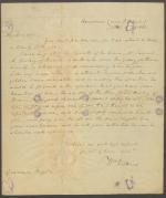 Letter from William Wilkins to John Bigler