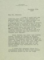 Letter from Newton Tarkington to Charles Sellers