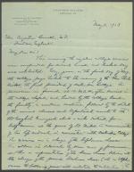 Letter from Montgomery Sellers to Augustine Birrell
