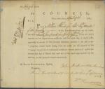 Warrant for Soldier’s Pay from John Dickinson for William Henderson
